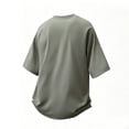 thumbnail image 4 of Luvrsol Mens T Shirt Big & Tall Loose Fit Solid Crew Neck Basic Short Sleeve Tees Summer Everyday Tops M-4XL, 4 of 8