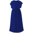 thumbnail image 4 of SUXIAN Dresses for Girls Chiffon Long Sleeve Summer Party Soft Flowy Formal Evening Toddler Girl Dress BU2 8-9 Years, 4 of 4