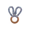 thumbnail image 5 of Juguete de madera para bebé, mordedor con forma de orejas de conejo, pulsera y sonajero con campana., 5 of 5