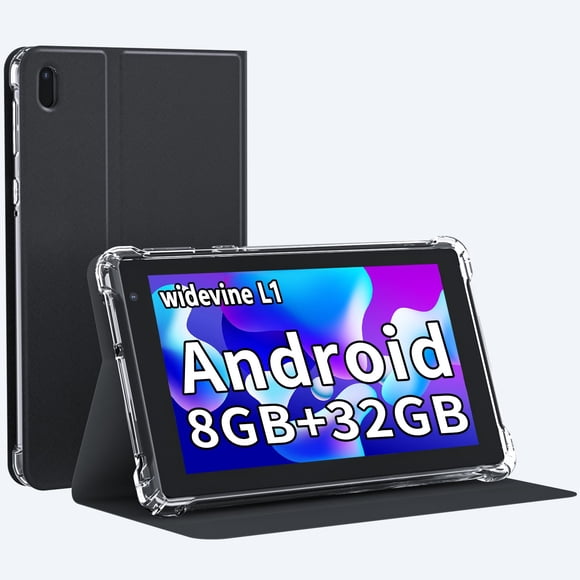 Tablet ATOZEE de 7" Android 14, 8 GB de RAM, 32 GB de ROM, 5G, con funda