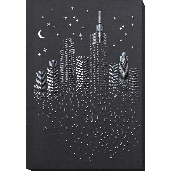 Bead Embroidery Kit - The glitter of the night lights AB-755
