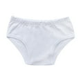 thumbnail image 2 of ORGANICKID Girls 100% Organic 100% Cotton Underwear GOTS Certified Kids Toddler Panties Briefs Pack of 3, 2 of 7