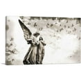 thumbnail image 1 of ARTCANVAS Cemetery Sculptures With Birds Painting Home Decor Rectangle Canvas Art Print - Size: 60" x 40" (1.50" Deep) (3-Piece), 1 of 9