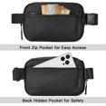 thumbnail image 5 of Belt Bag for Women Men Fashionable Crossbody Fanny Pack for Women Waist Bag with Adjustable Strap Black, 5 of 8