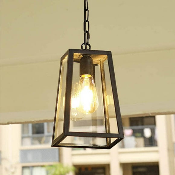 Outdoor Pendant Lantern, Various Bulbs Compatible Pendant Light, Easy Installation for Living Spaces, Modern Exterior Hanging, Durable Outdoor Pendant Lantern
