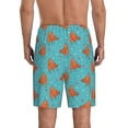thumbnail image 4 of Lsque Funny Chicken Mens Sleep Pajama Shorts,Short Pajama Pants, Cotton Ultra-Soft Knit-Large, 4 of 9