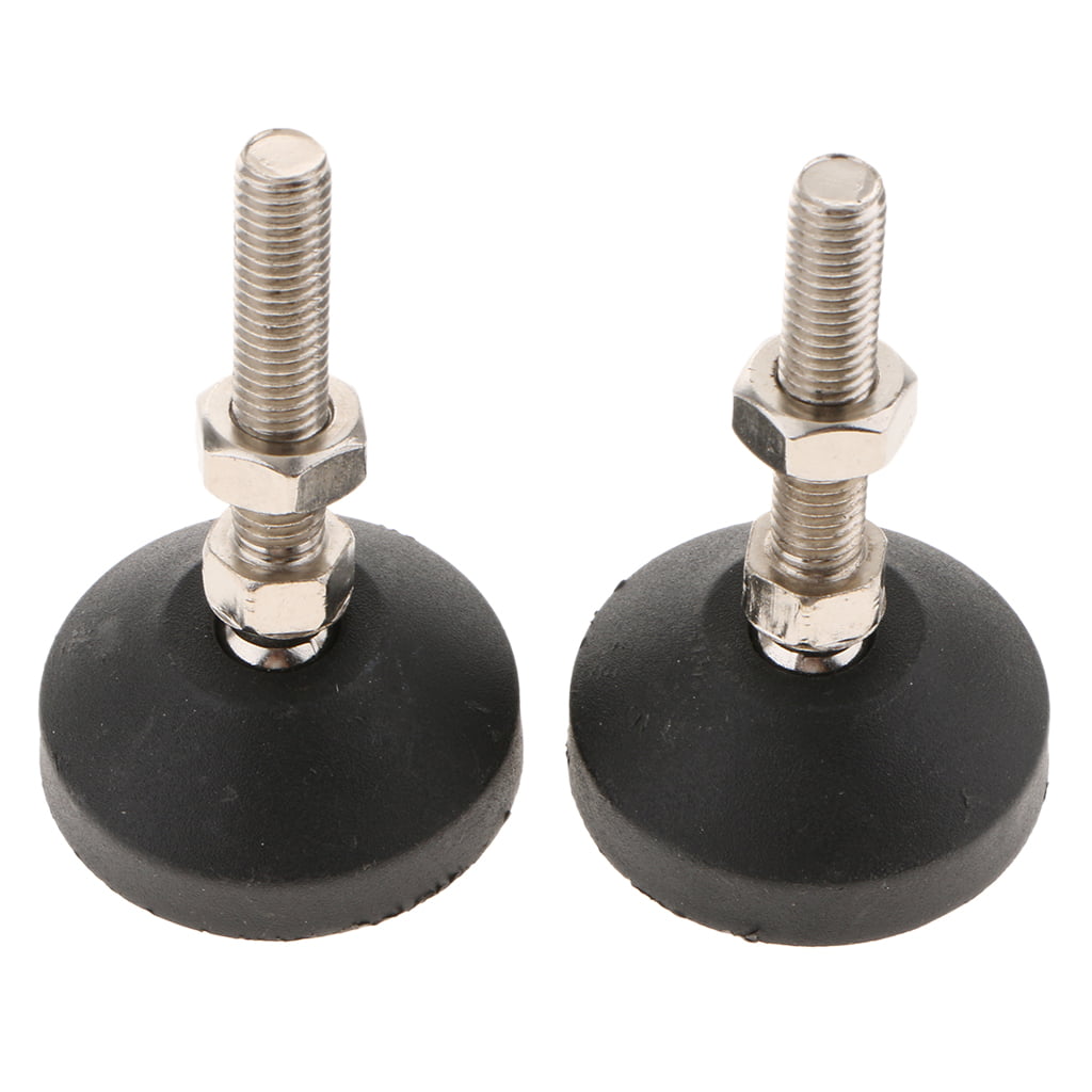 2x Furniture Levelers Adjustable Table Chair Levelling Feet for Workbench 