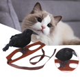 thumbnail image 2 of Pet Tiara With A Crow On Head Realistic Decoration For Halloween, 2 of 4