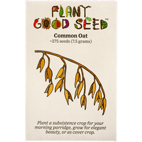 Plant Good Seed Company Common Oat Seeds, High Yielding Grain Grass Seeds, Pack of 275