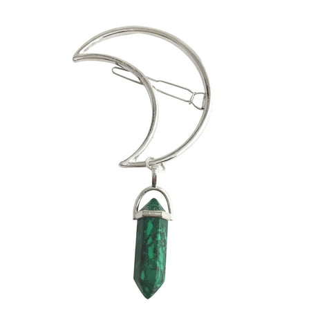 

Rdeuod Home Decor Moon Hexagon Pendant Pendant Crystal Chakra Healing Stone Crystal Pendant Bedroom Decor For Teen Girls Alloy