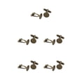 thumbnail image 3 of Sonducket 20Pcs Antique Bronze 12mm Flat Round Links Cufflinks Settings Blank Cuff Type2, 3 of 6