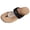 Black, variant on Clearence Women’s Herringbone Flip Flops Summer Outdoor Sandals Thick Sewn Sole Non-Slip Garden Shoes Flower Embossed Design Arch Support Orthopedic Slides