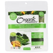 Organic Traditions - Probiotic Super Greens with Turmeric - 3.5 oz.