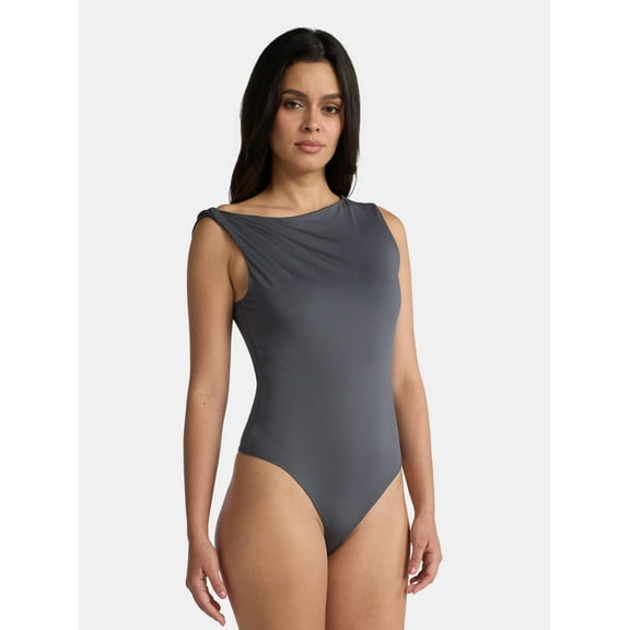 Madden NYC Women's Twist Bodysuit, Sizes XXS-XXL