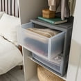 thumbnail image 6 of IRIS 30 Qt Large Plastic Drawers, Under Bed Storage Bins, Stackable, Modular, 2Pk, 6 of 11