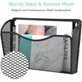 thumbnail image 4 of Magnetic Single Pocket Mesh Hanging File Organizer Vertical Wall Mounted Magazine File Holder Mount Basket Mail Paper Document Folder Organizing for Office Home and School, 4 of 7