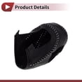 thumbnail image 4 of Cubierta de pomo de cambio de marcha antideslizante Unique Bargains para automóvil, protector de manija de cambio para Buick Envision 15-20, cuero sintético negro y gris, 4 of 6