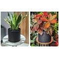 thumbnail image 3 of Nvzi 3-piece set of 15 gallon non-woven fabric with handle heavy-duty breathable plant flowerpot, reusable lightweight garden container for garden gardening, 20×11.8 inches, Gray, 3 of 4