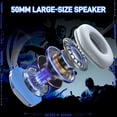 thumbnail image 3 of Wantek V10 Cat Ear Style Gaming Headset with comfortable fit and vibrant RGB lighting, Hi-Fi Sound - Blue, 3 of 6