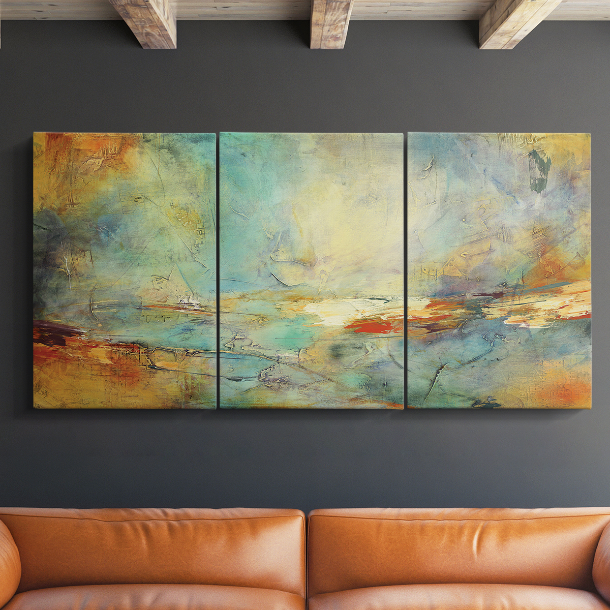 Wexford Home Eternidad - 32" x 64" Multi-Piece Canvas Art, Ready to Hang