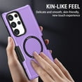 thumbnail image 6 of SaniMore for Samsung Galaxy S22 Ultra 6.8" 2022 Case, Rugged PC Back Shockproof TPU Bumper Wireless Charging Strong Magnetic Shell Slim Lightweight Heavy Duty Protective Cover, Purple, 6 of 10