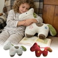 thumbnail image 1 of Almohada Almohada de peluche con forma de caballo rojo, cojín suave irregular para sofá, sala de estar, decoración de coche, mascota temática del año 2026 (1 unidad) JASKFLY, 1 of 9