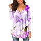 thumbnail image 2 of Camiseta suelta estampada a la moda para mujer, blusa de manga larga, cuello redondo, camisetas informales Pompotops  FGAJ5672, 2 of 6