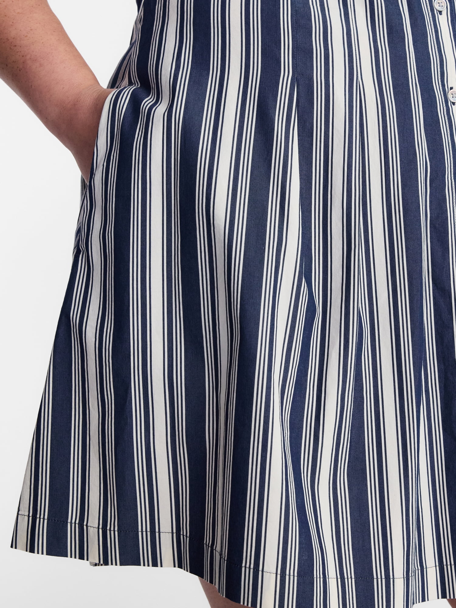 Terra & Sky Women's Plus Mini Fit And Flare Shirt Dress , Sizes 0X-5X