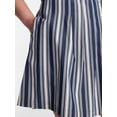 thumbnail image 3 of Terra & Sky Women's Plus Mini Fit And Flare Shirt Dress , Sizes 0X-5X, 3 of 4