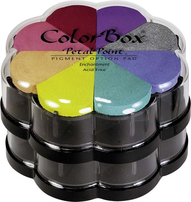 ColorBox Pigment Petal Point Ink Pad 8 ColorsEnchantment Walmart Canada