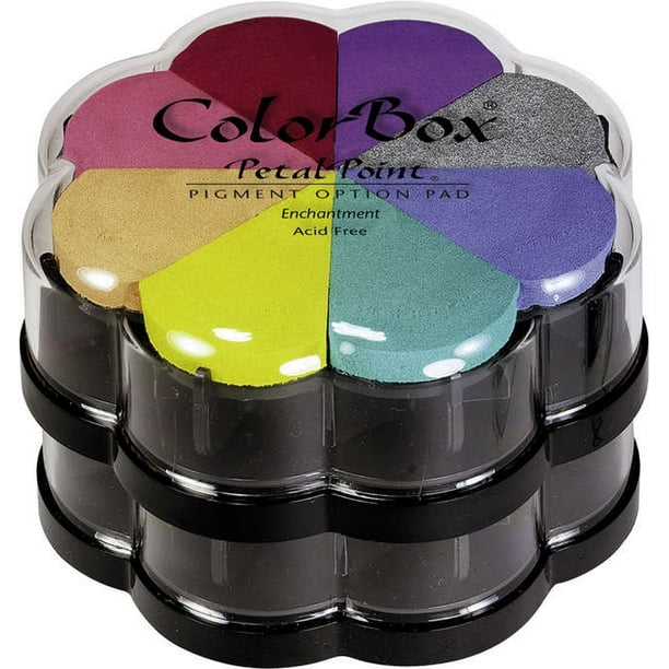 ColorBox Pigment Pétale Point Encre Pad 8 Couleurs-Enchantement