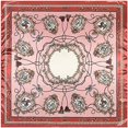 thumbnail image 2 of Silk Like Scarf Women's Fashion Pattern Large Square Satin Headscarf, 2 of 4