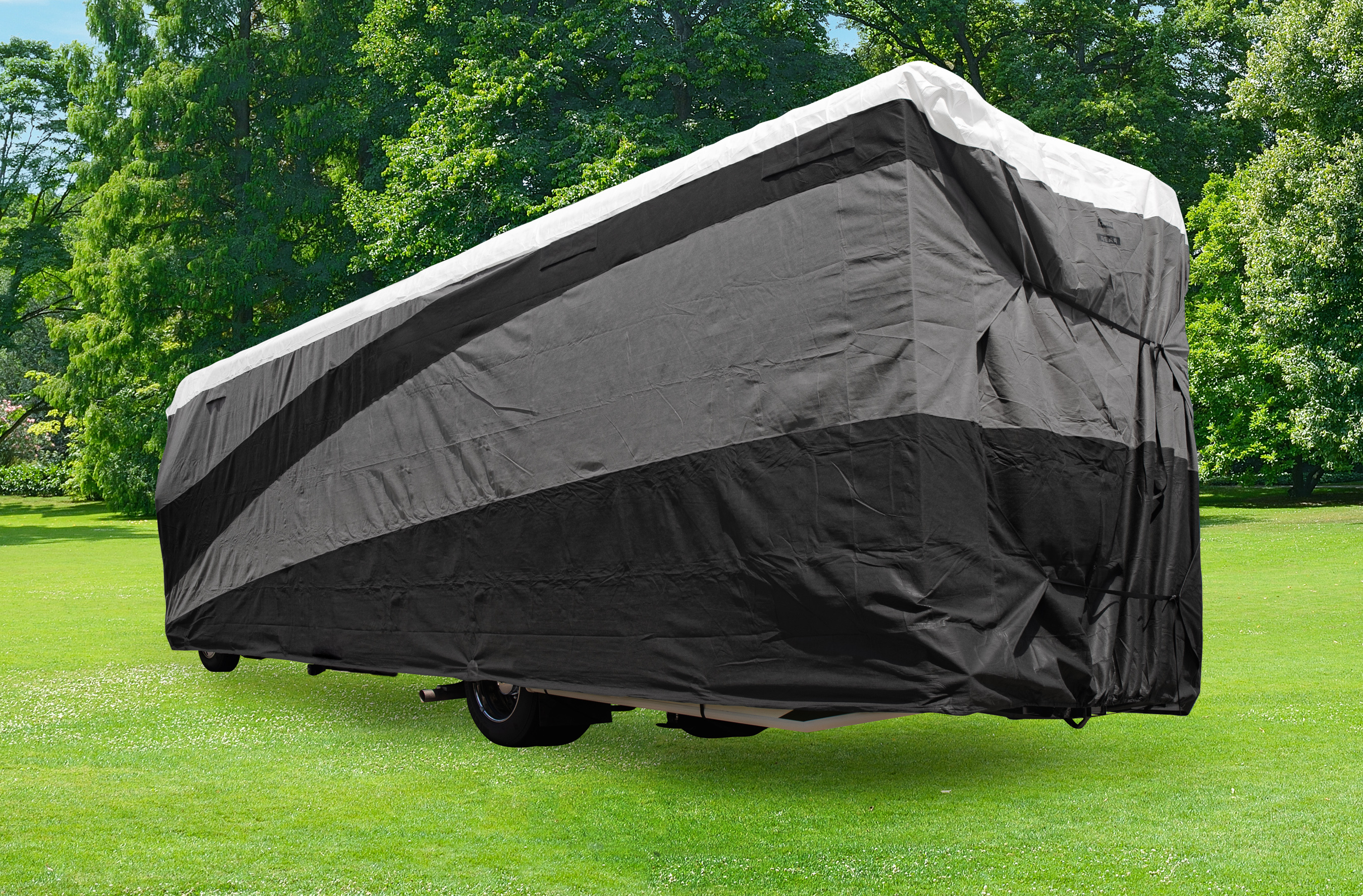 Camco ULTRAGuard Supreme RV Cover Fits Class A RVs 34 to 37-Feet  Extremely Durable Design Weatherproof with a Dupont Tyvek Top (56106) 