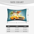 thumbnail image 6 of Bixox Summer Funny Retro Car Printed Pillow Protector,Super Soft Ideal for Home,Guests,Rentals - 20"x30", 6 of 8