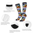thumbnail image 4 of Saiise Scooby-Doo Av Funny Socks Men Women Boys Kids Adults Novelty Graphic Crew Tube Socks Crazy Design Casual Dress Socks for Sports,Running,Travel, 4 of 7