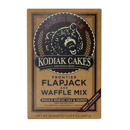 Kodiak Cakes Flapjack And Waffle Mix - Whole Wheat Oat And Honey - Pack of 6 - 24