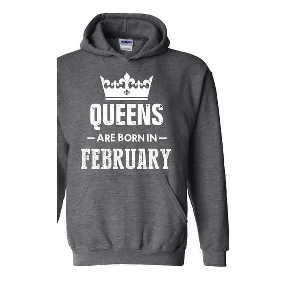 Artix - Mens Plus Sweatshirts and Hoodies - Birthday Gift Queens Are Born in February