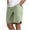 Green, variant on Mens Linen Cargo Shorts Fashion Solid Color Plus Size Loose Comfy Sport Short Pants Relaxed Fit Summer Beach Shorts