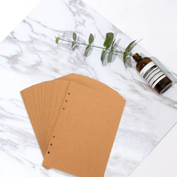 WEUVEB Light Brown Kraft Paper 60 Sheets for Office, Travel, Crafts, Wrapping and Packaging