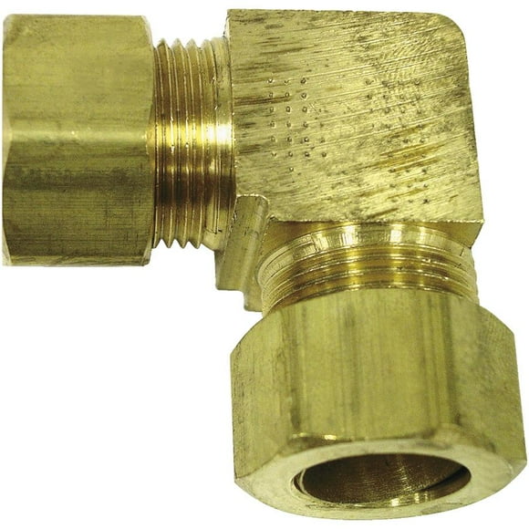 Coude en Laiton 5/8 Pouces Compression 90 Degrés