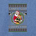 thumbnail image 3 of Wild Bobby Santa Got Coldplayed Christmas Unisex Sweater | Funny Holiday Unisex Crewneck Sweatshirt, 3 of 5