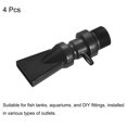 thumbnail image 3 of 4Pack 16mm/0.63"OD Aquarium Nozzle Plastic Pump Nozzles Water Black Thread Diameter G1/2, 3 of 6