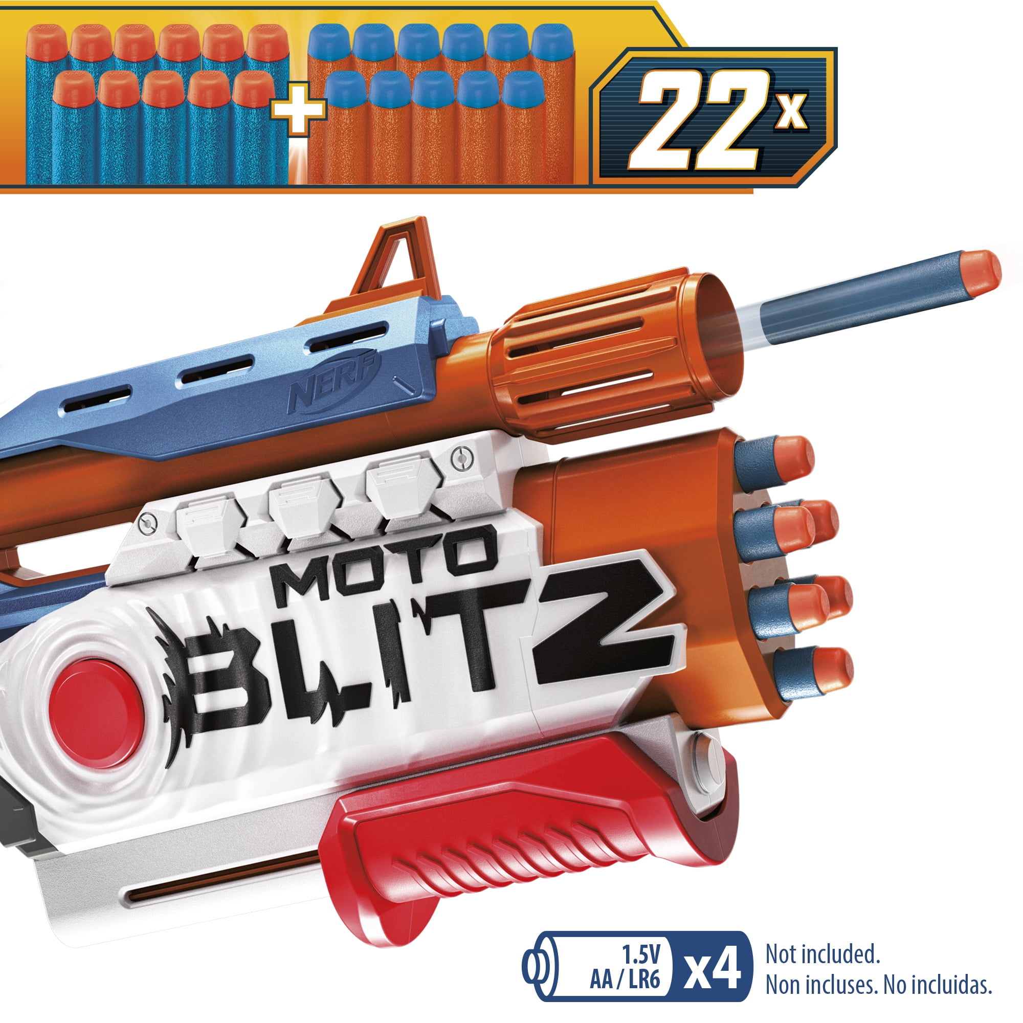 Amazon.com: Nerf Elite 2.0 Motoblitz Blaster with Scope
