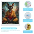 thumbnail image 3 of Diamond Art Kits for Adults, Moonlit Hairless Cat MonkDiamond Painting Kits for Beginners, Frameless Round 5D Full Drill Diamonds Art Gem Art Crafts Home Decor Gifts, 3 of 8