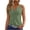 Green, variant on LEAVINGSUO Tank Tops for Women under $5 Womens Tank Summer Printed Buttons Sleeveless V-Neck Casual Blouse Button Tunic Tops Green XXL