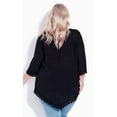 thumbnail image 2 of Avenue Womens Plus Ellie Lace Trim Tunic Blouse, 2 of 4