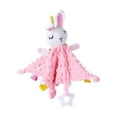 thumbnail image 3 of Manta De Seguridad Para Bebé Con Etiquetas, Juguete Encantador Para Niñas, Niños Recién Nacidos, Conejo Rosa, 3 of 8