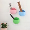 thumbnail image 2 of Advancent Estantes de baño multifuncionales, fuerte ventosa, soporte para cepillo de dientes, caja de almacenamiento de artículos diversos Juegos de accesorios de baño azul, 2 of 6