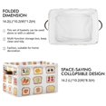 thumbnail image 2 of Yayeee 2 Pack Canvas Storage Basket with Handles for Shelves Fabric Bins Closet Organizer, Various Toasts, 2 of 8