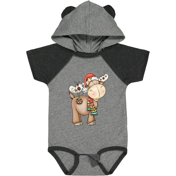 Inktastic Christmas Molly Moose Boys or Girls Baby Bodysuit